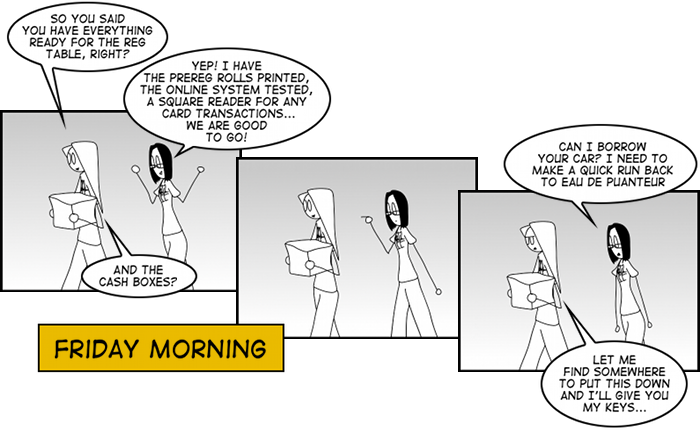 No matter how prepared you think you are, you always forget SOMETHING