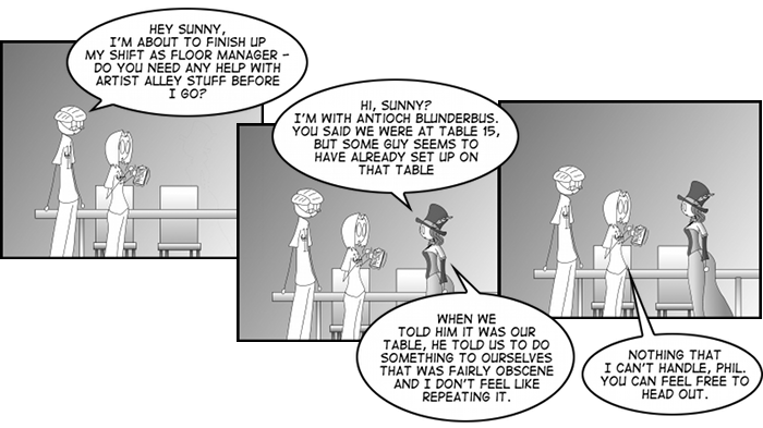 Hey look! A plotline involving Sunny for once! This was totally planned for Chapter One, I just ran out of time back then.