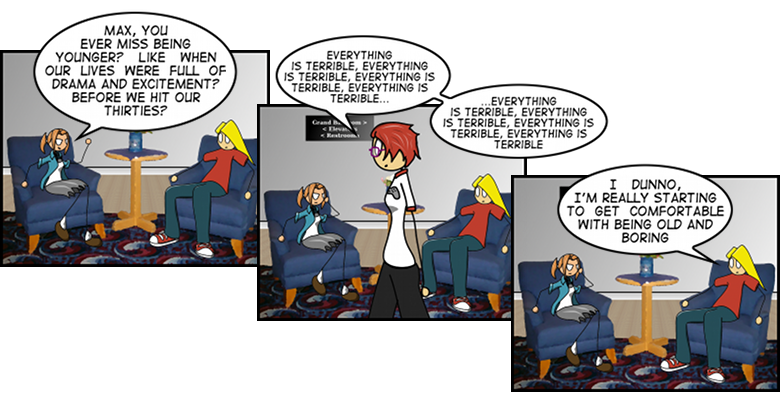 The comic's title just sort of felt right. 
