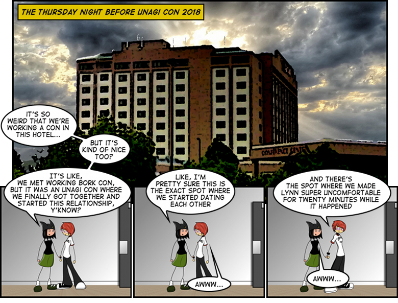 Right as I was finishing up this comic, my software crashed and I lost the whole thing. Had to remake it from scratch. Ugh.