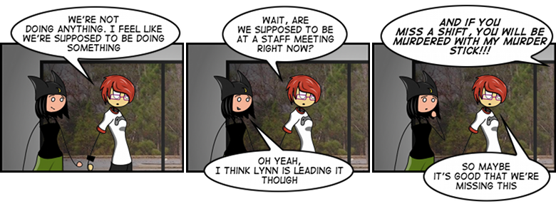 I have a Sia song going through my head. This has nothing to do with the comic, but I thought I would share that with you anyway.